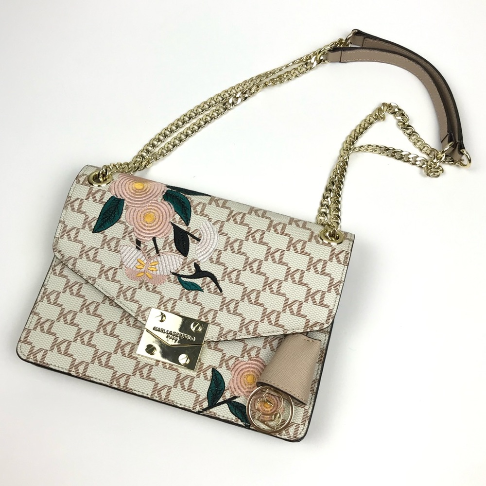 🆕 Karl Lagerfeld Signature Chain Crossbody
